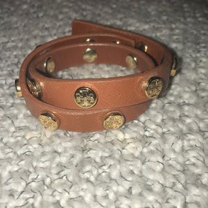 Tory Burch Double Wrap Logo Bracelet